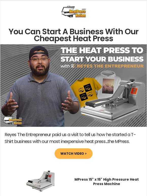 heat press nation: HPN CraftPro Heat Presses Back in Stock!