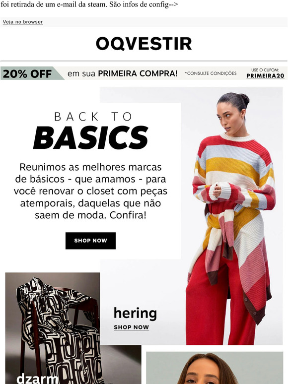 BACK TO BASICS: Hering, Levis, Dzarm e +