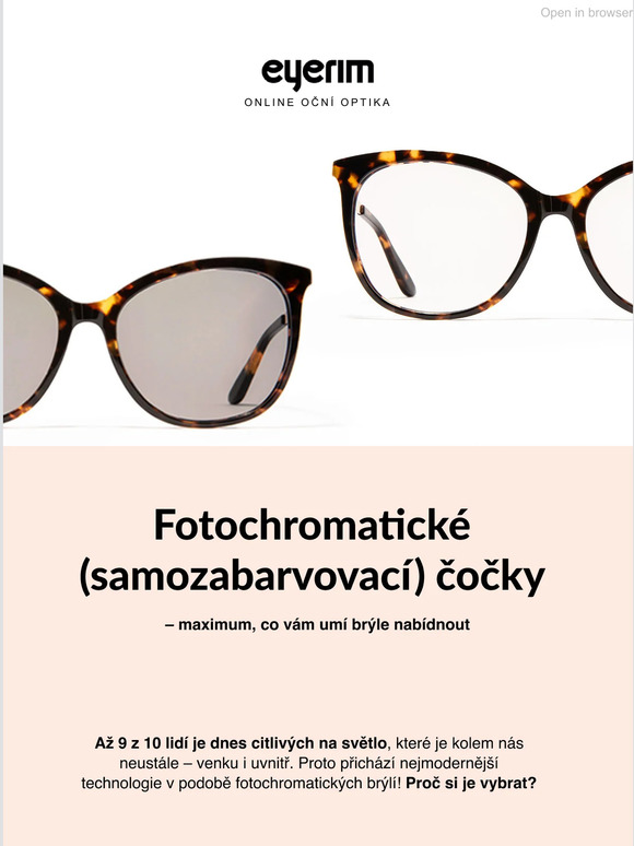 Zjistěte, proč jsou samozabarvovací brýle to nejlepší řešení pro každého
