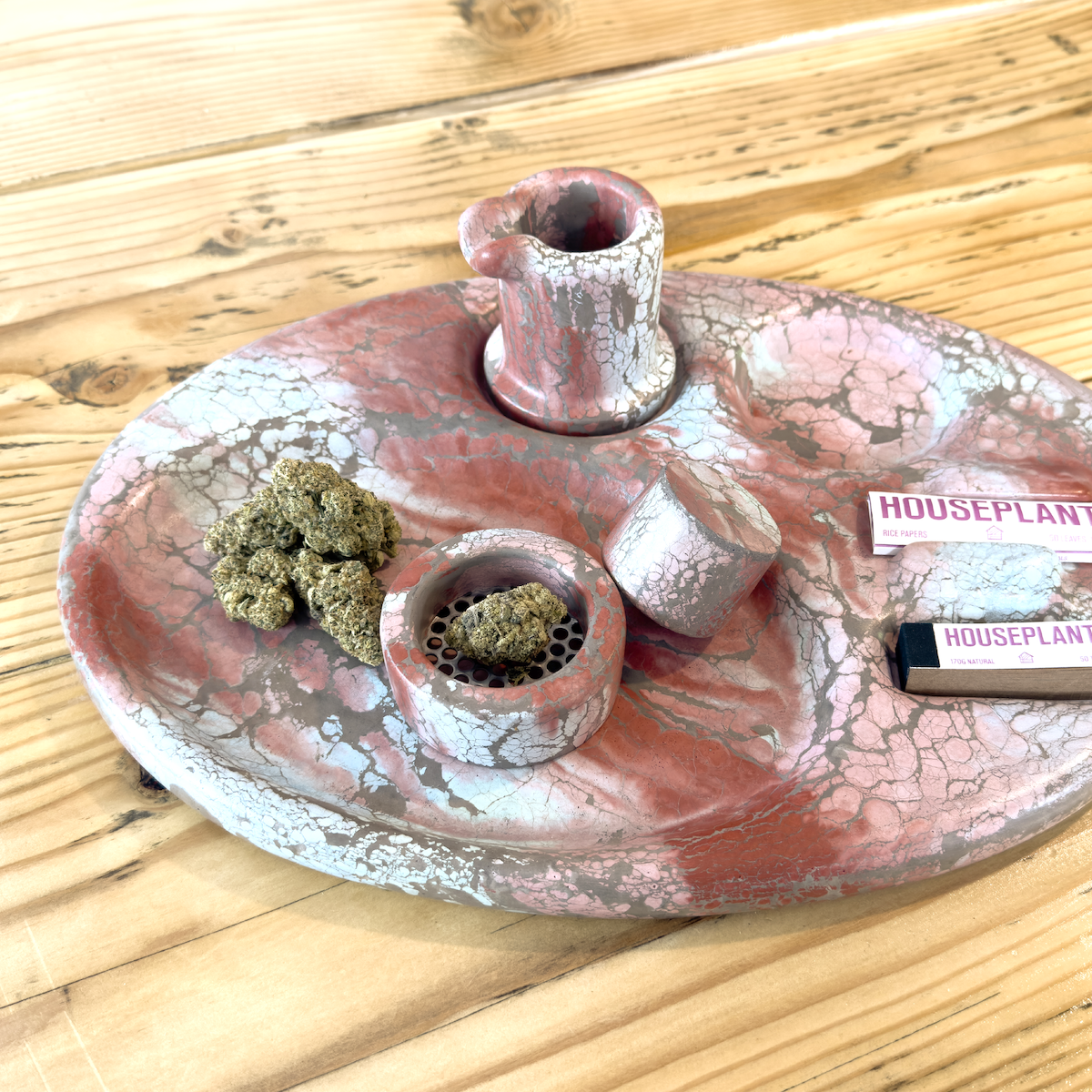 Rolling Tray XXL | 29x19cm | Cannabis Art | Weed Plant 5