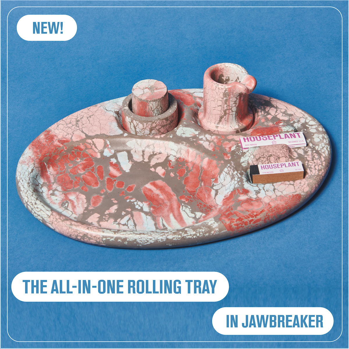 New! All-In-One Rolling Tray in Jawbreaker