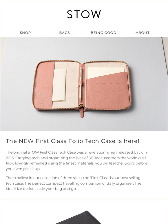 NEW First Class Folio Tech Case