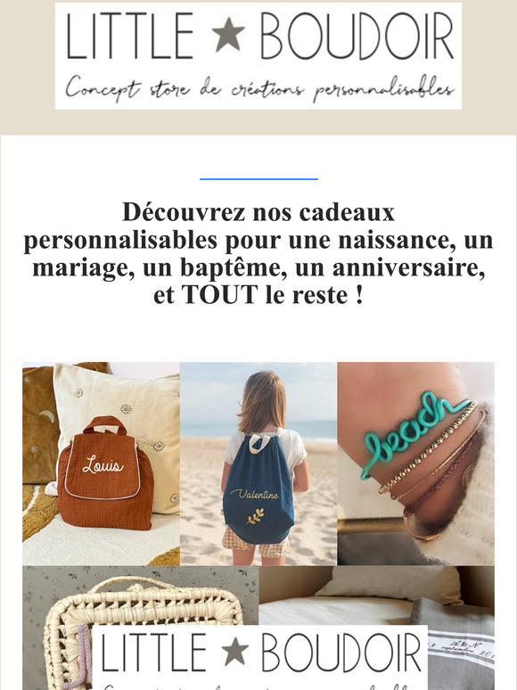 — , profitez de 5% de réduction sur tous les produits Little Boudoir !