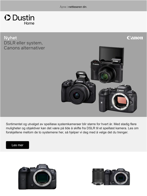 DSLR-kamera eller speilløst?