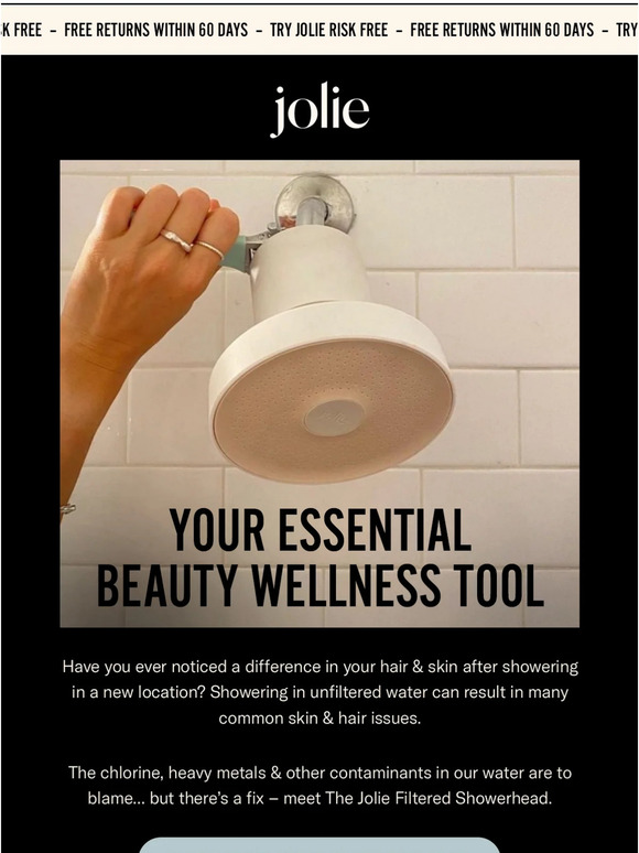 Jolie Skin Co YOU’RE SHOWERING IN SOME PRETTY GROSS WATER Milled