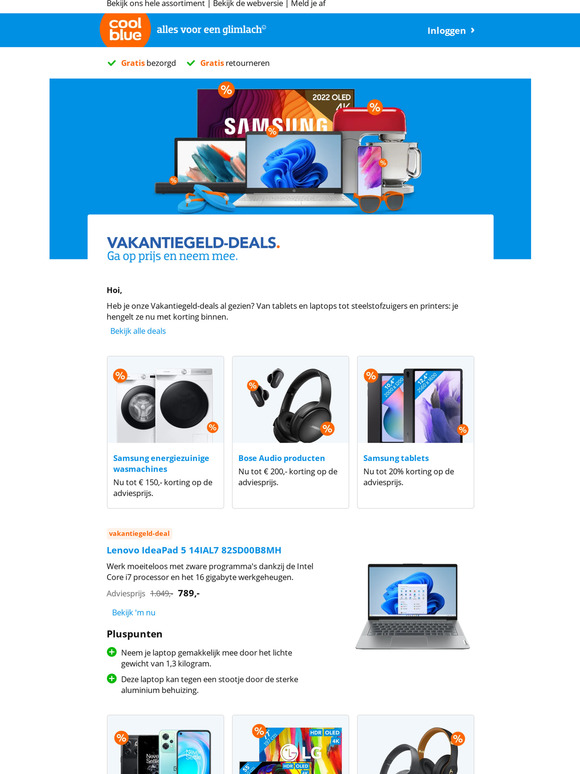 , vakantiegeld-deals waar je het warm van krijgt