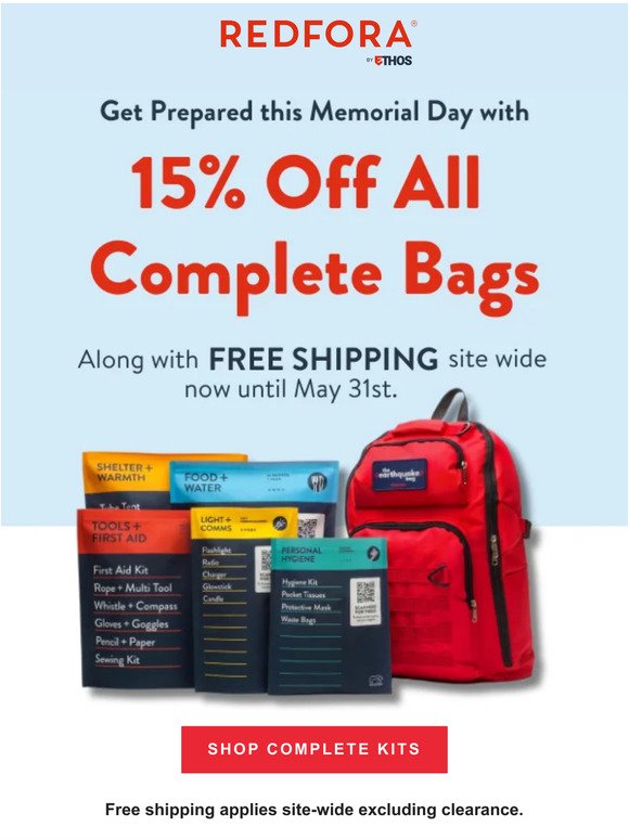 Don't Miss Out: 15% Off and Free Shipping on All Complete Kits