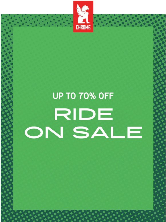Ride On Sale, Right On Time