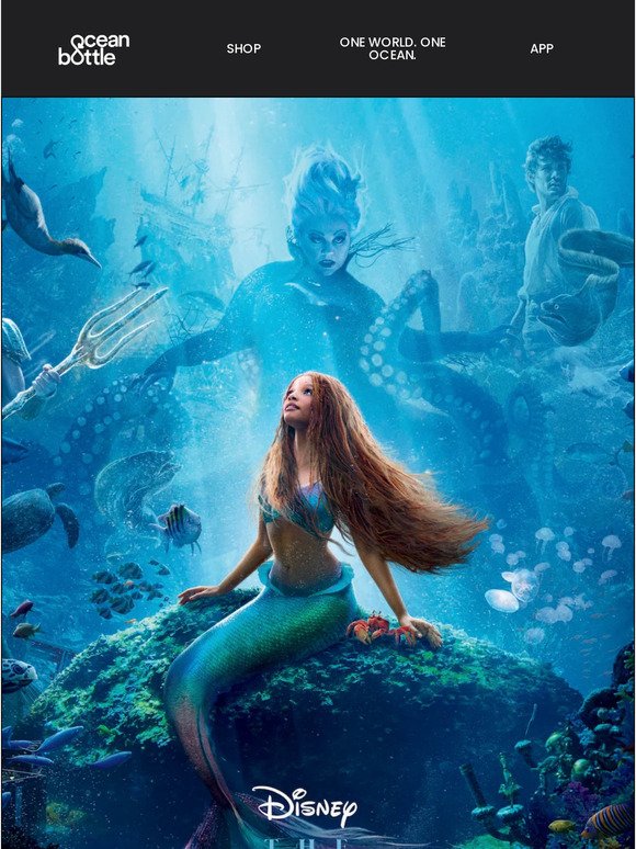 Ocean Bottle collaborates with Disney's The Little Mermaid