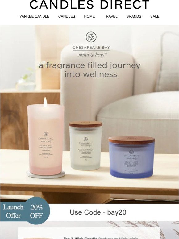 NEW - Chesapeake Bay Candles - 20% OFF Code Inside