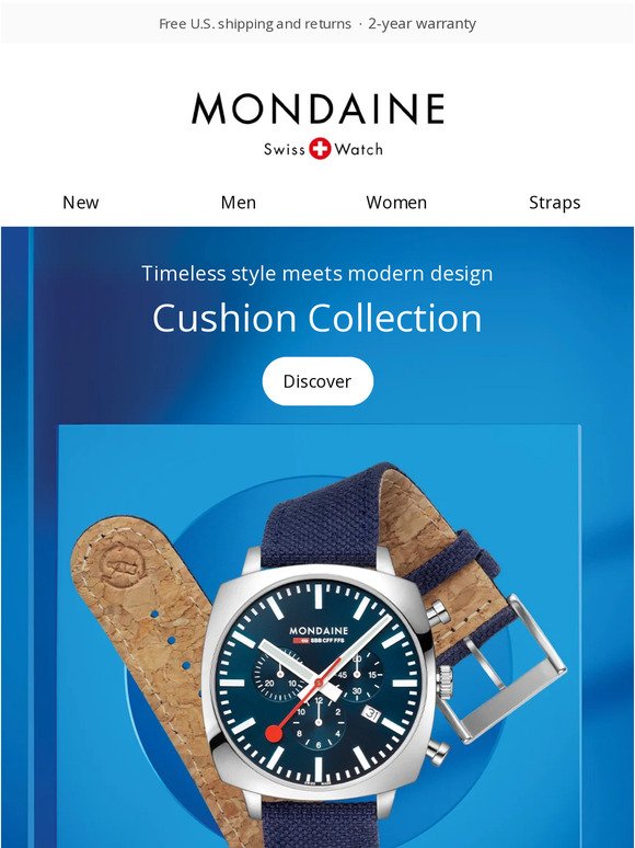 Introducing the Mondaine Cushion
