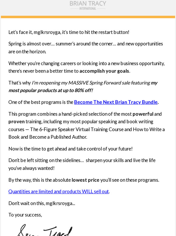 [Up to 80% Off] Hit restart & embrace new beginnings!