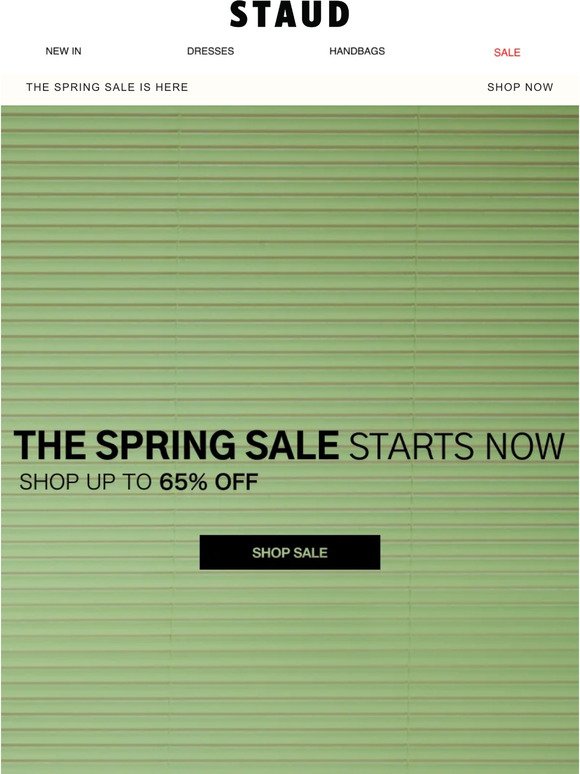 SPRING SALE IS HERE