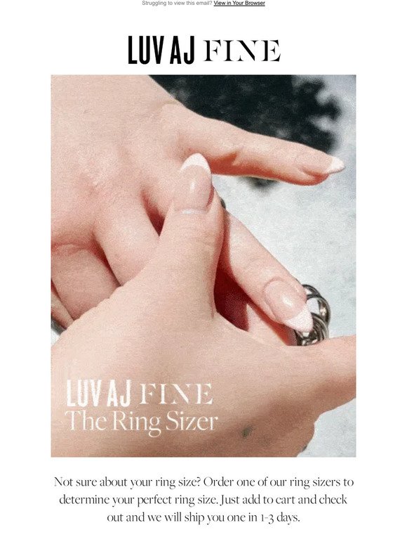 Get the PERFECT fit 💫 Try our Ring Sizer