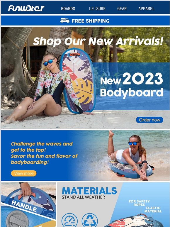 Shop our new arrivals!-NEW Bodyboard