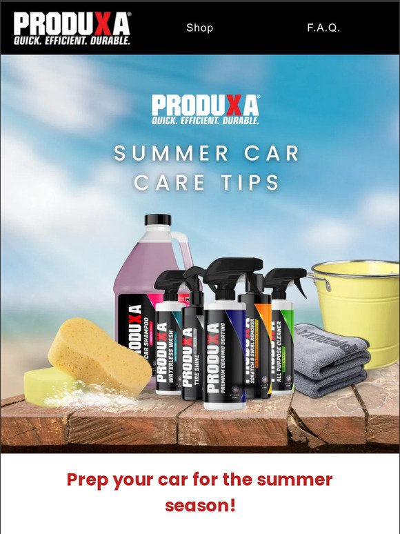😎 Top summer car care tips!