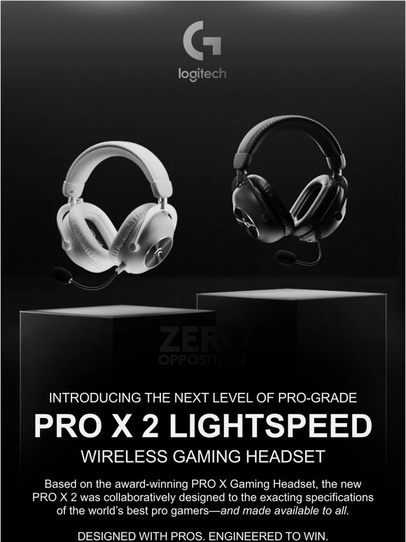 Logitech G Introducing The All New Pro X 2 Lightspeed Wireless Gaming Headset Milled 2715