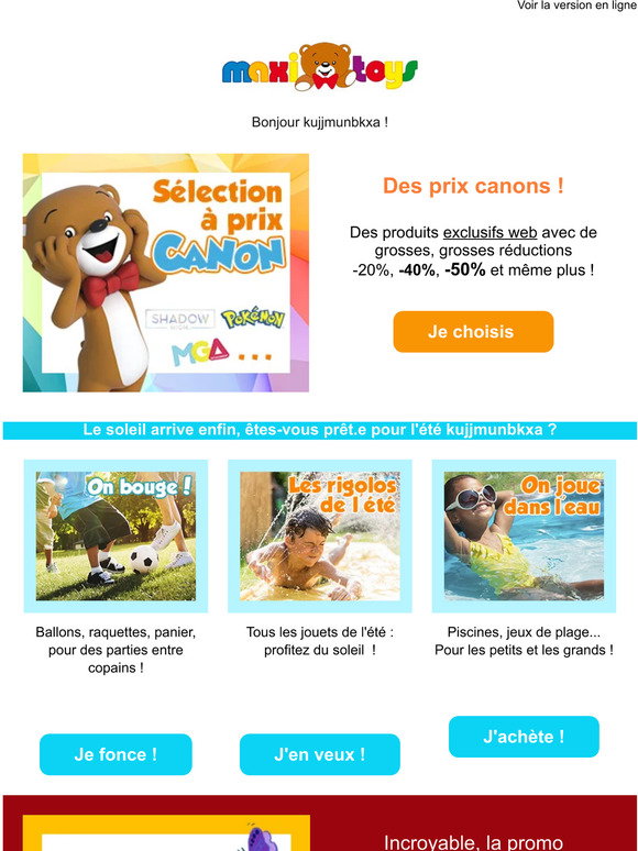 Promo Maxipack Savons Et Coffret De Beauté chez Maxi Toys