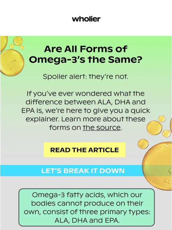 Omega-3 Showdown: Are They All the Same?