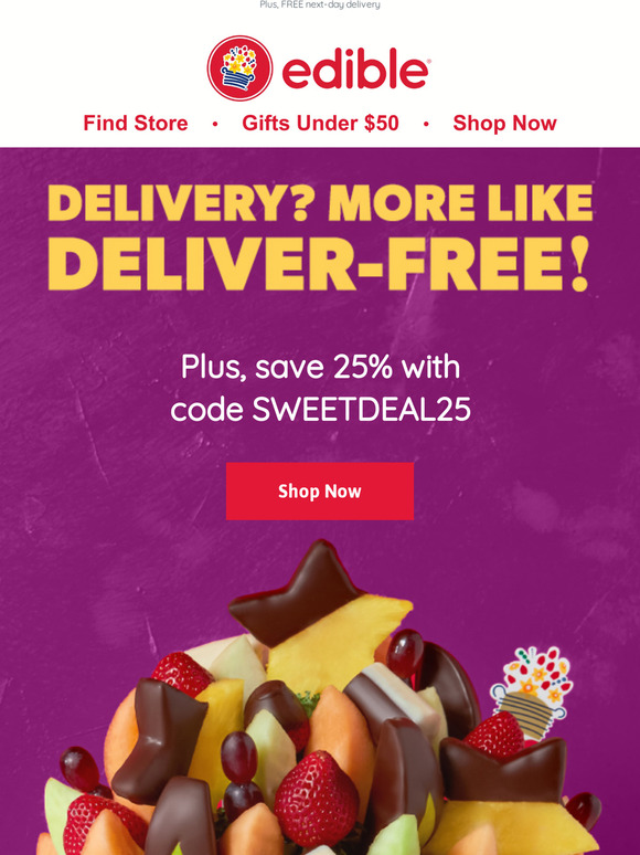 Edible Arrangements 25 off with code SWEETDEAL25 🎁🎁 Milled