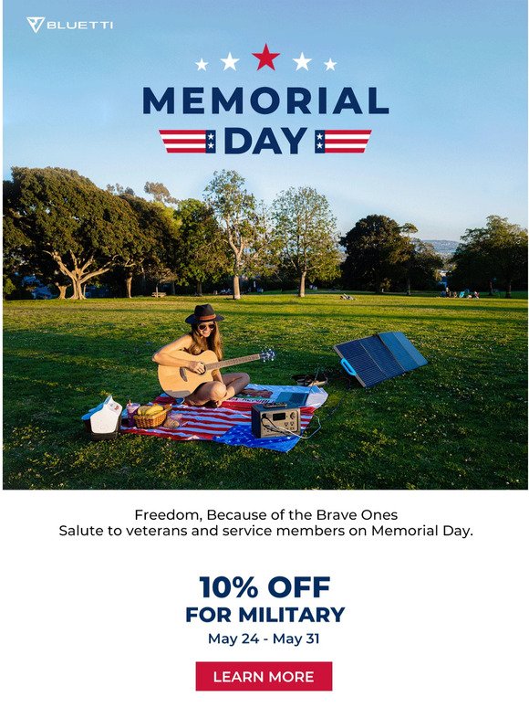 Remember and Honor, Get UP TO 30% OFF!