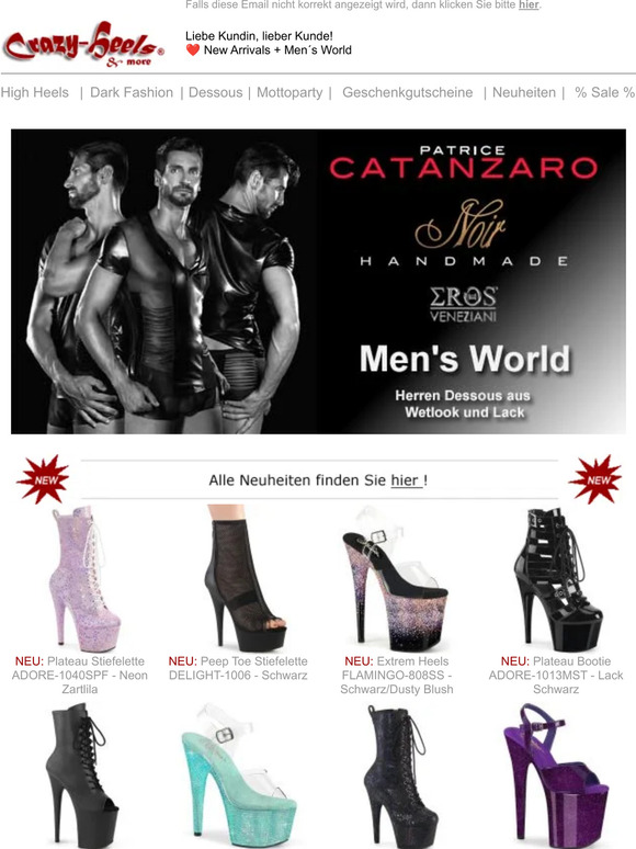 ❤️ New Arrivals + Men´s World