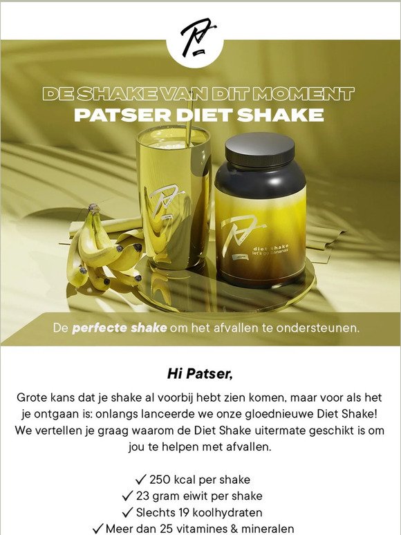 De nieuwe Diet Shake: wat is het? 😋