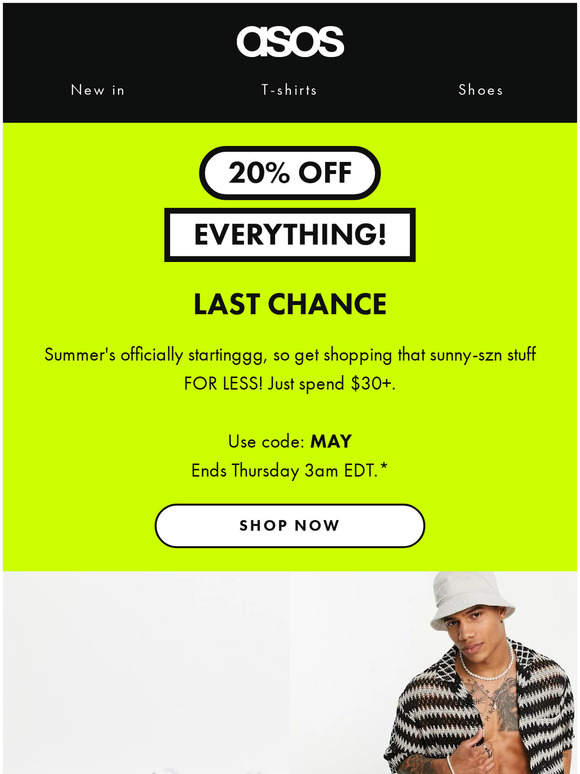 ASOS Have an appy day with 15 off! Milled