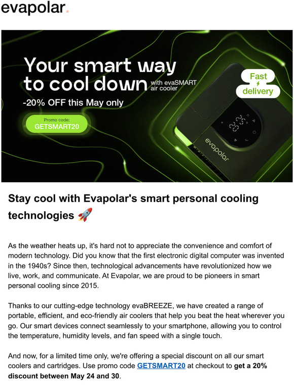 evapolar discount code