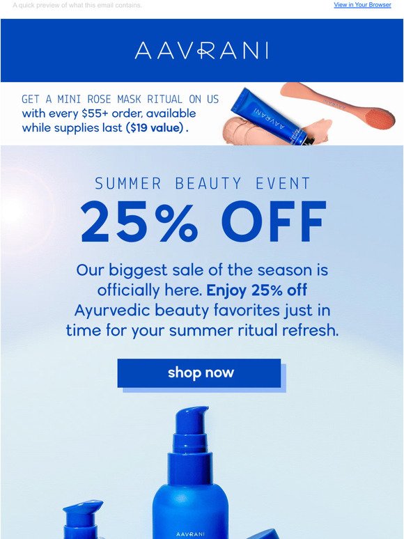 Your faves, 25% off