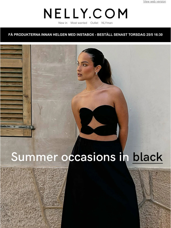 Styla svart på svart i sommar🖤☀️