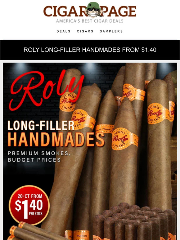 Cigar Page: Let's rock and Roly… buck forty long-filler | Milled
