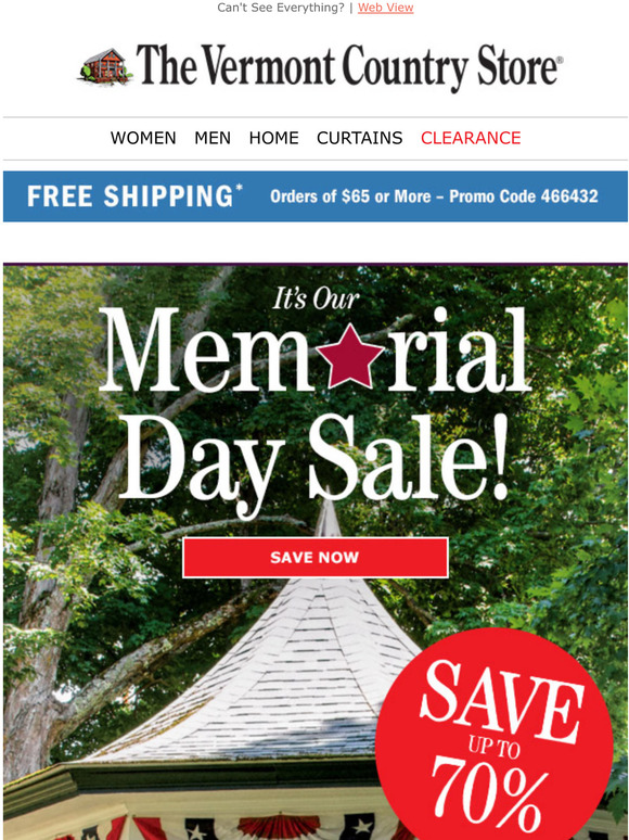 It's Our Memorial Day Sale!