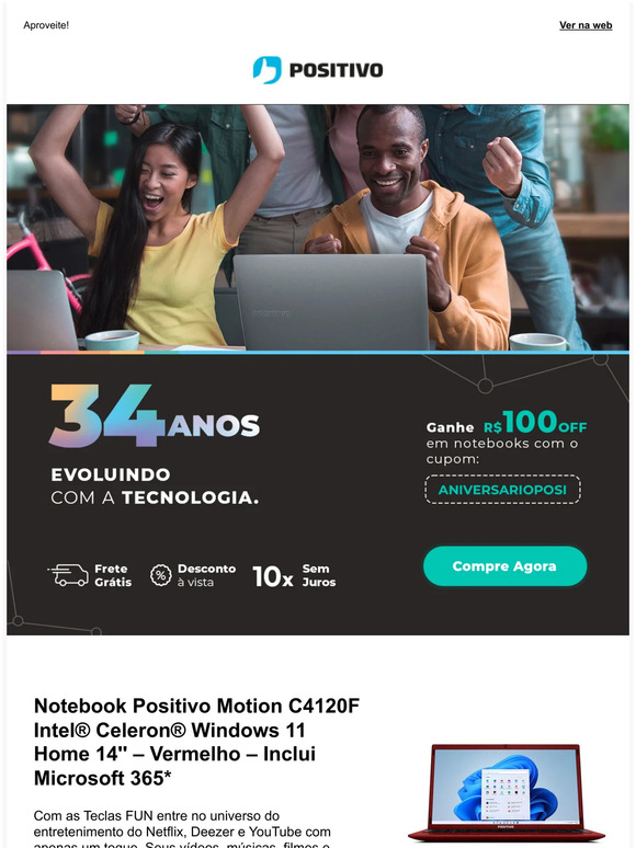 Seu novo notebook está aqui te esperando com FRETE GRÁTIS