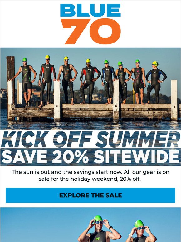 Kick Off Summer with 20% Off