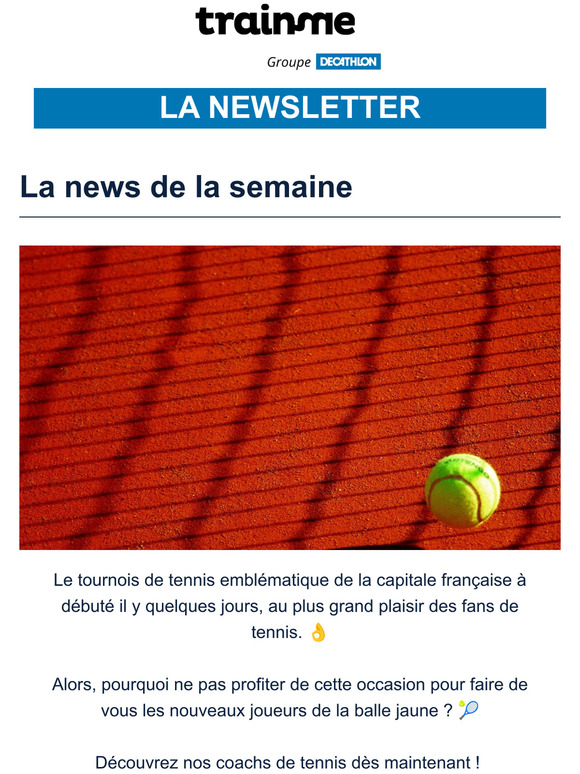 Jeu, set et match ! Et si Roland Garros venait à vous ? 🎾