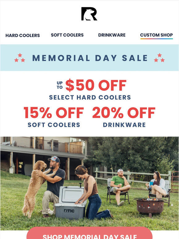 Memorial Day Savings: Don't miss up to 20% Off