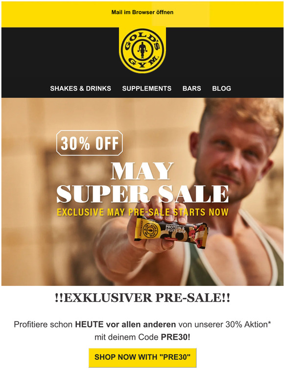 Dein exklusiver 30% Pre-Sale-Zugang! 💥