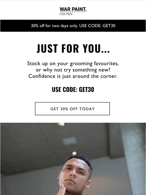 GET 30% OFF | LIMITED TIME ONLY.