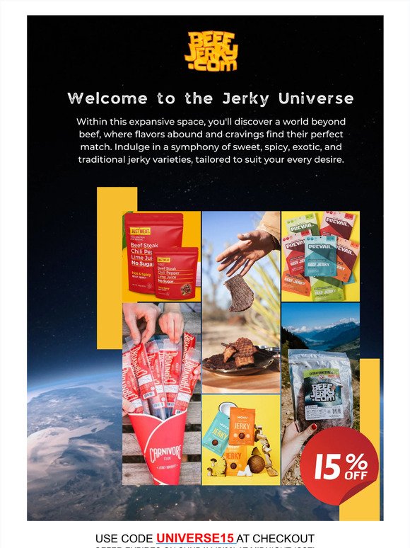 Embark on an Epic Flavor Journey in the Jerky Universe! 🚀