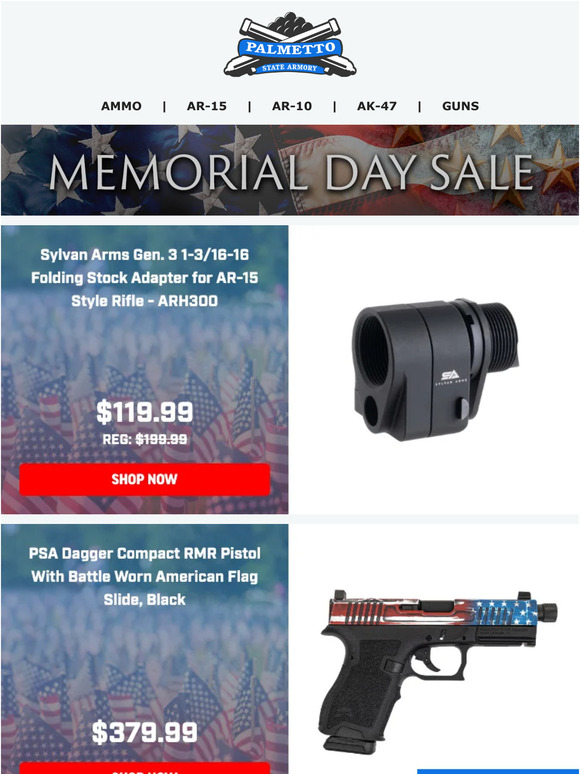 Palmetto State Armory: Memorial Day Special | Sylvan Arms AR-15 Folding ...