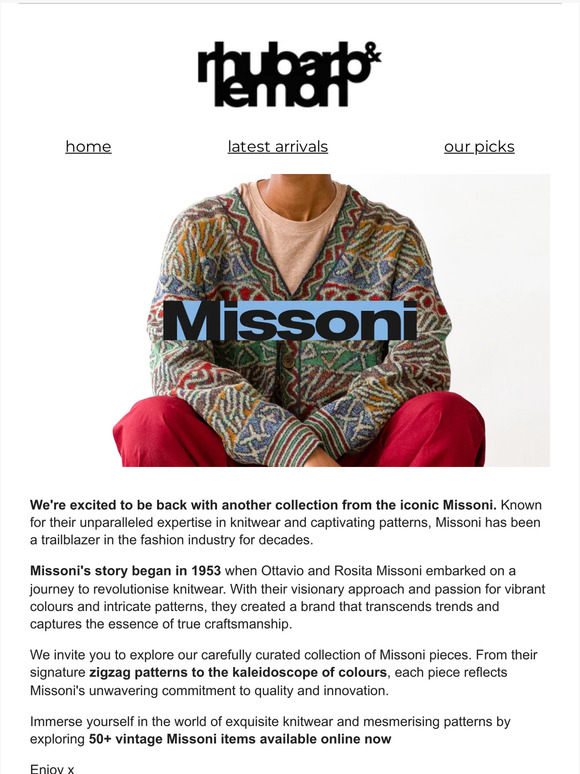 Discover the Timeless Magic of Missoni