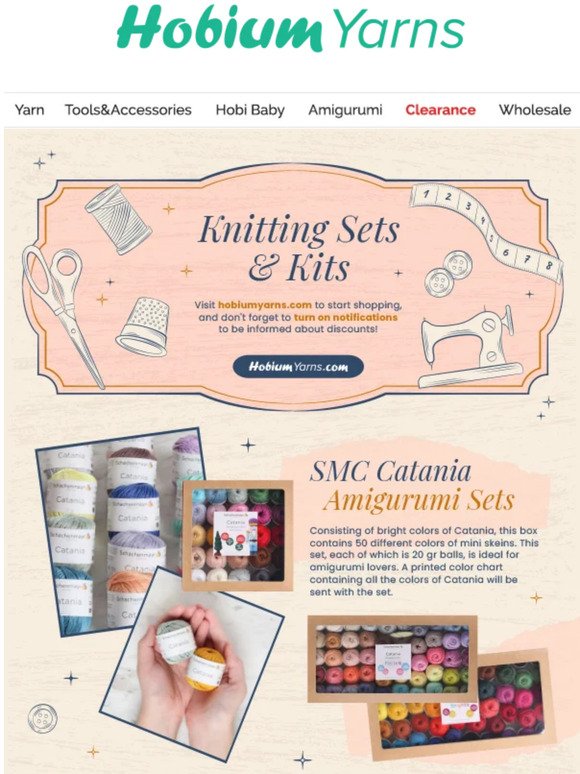 Discover Our Knitting Sets and Kits  👀 👀
