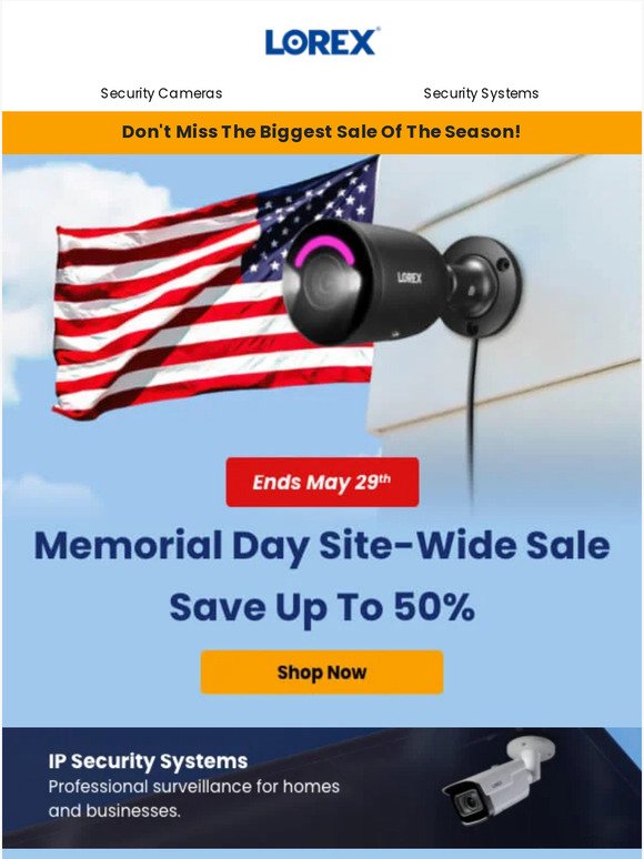 Ends Soon! Memorial Day: Up to 50% Off Smart Home Products & More!