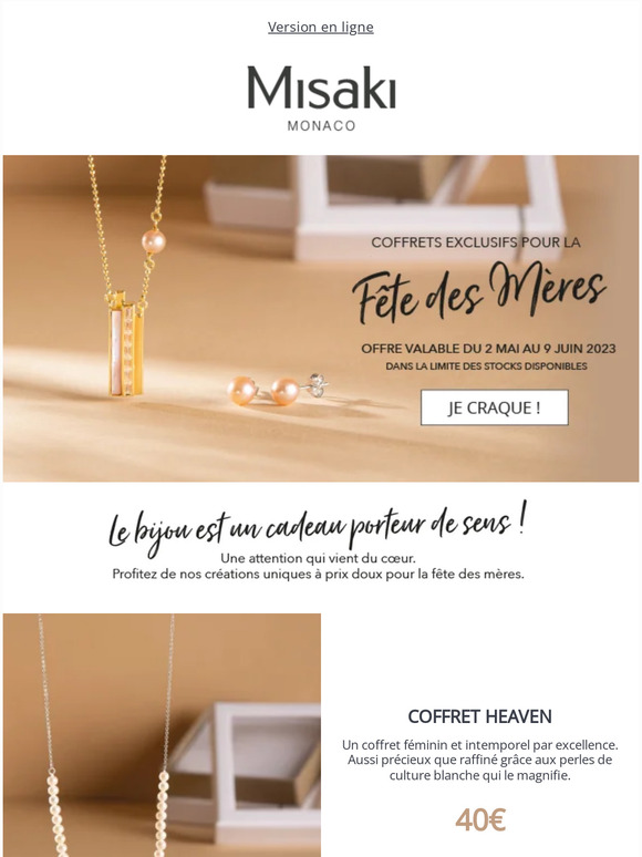 Coffrets exclusifs pour la Fête des Mères