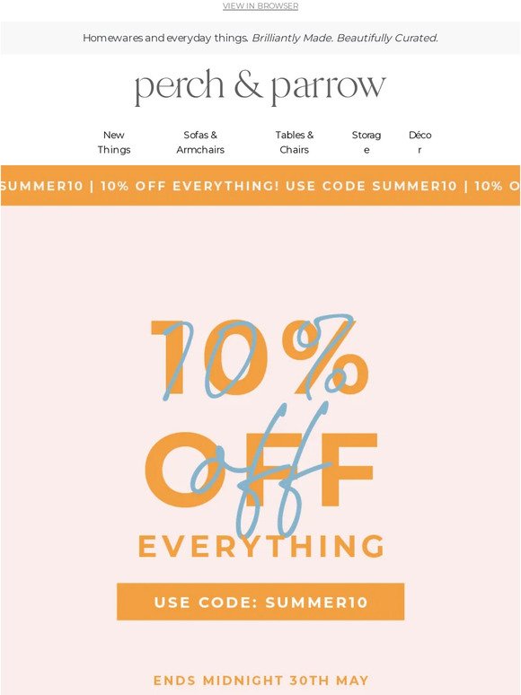 10% off EVERYTHING!