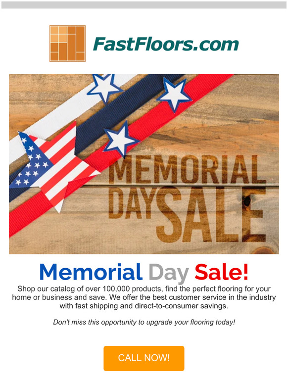Memorial Day Flooring Sale!