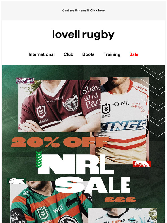 20% OFF NRL 2023 Collection