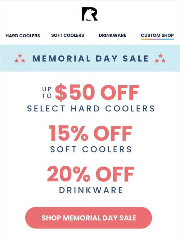 Our Memorial Day Sale is LIVE 🇺🇸