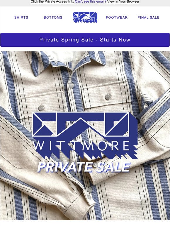 Private Spring Sale starts now!